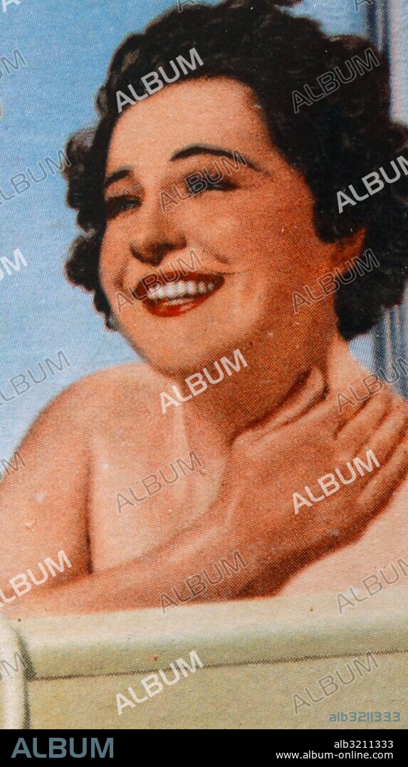 Yvonne Arnaud (1890-1958) a French pianist, singer and actress. Dated 20th Century.