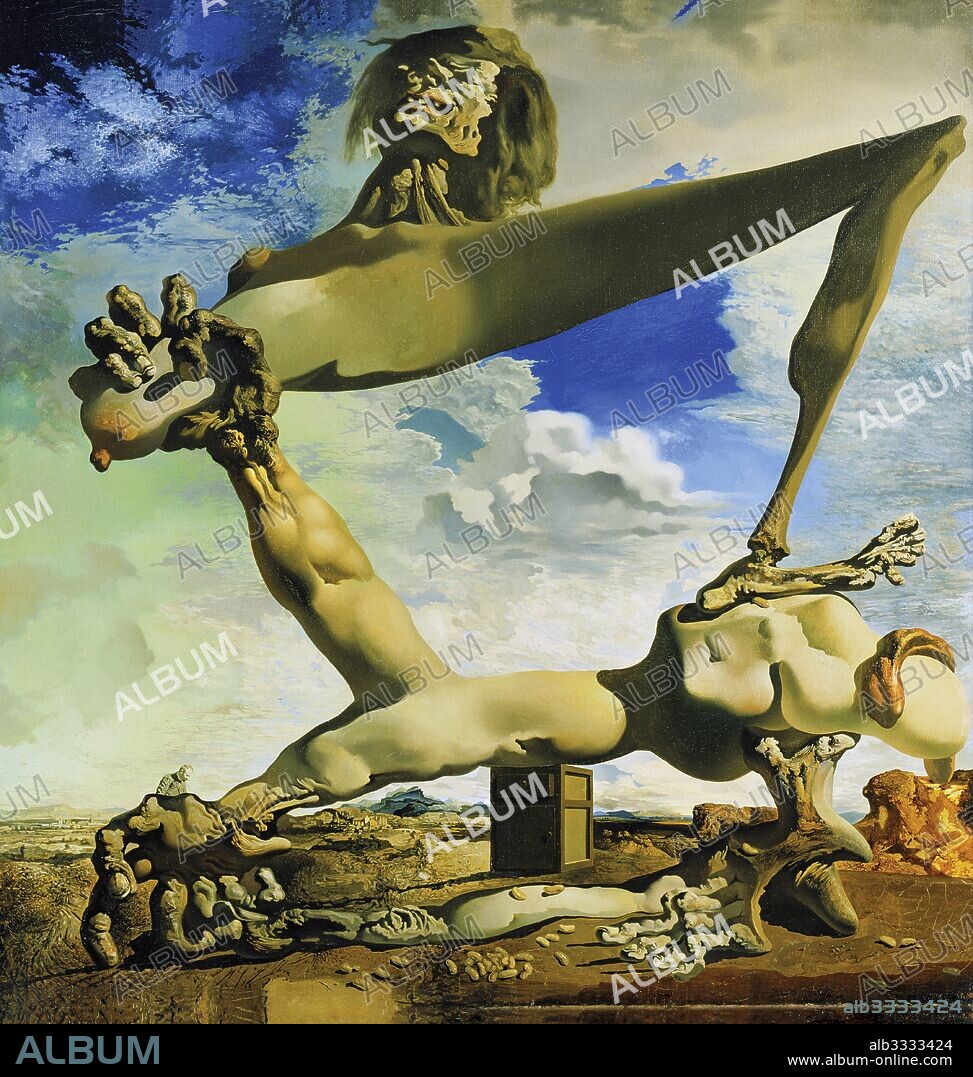 SALVADOR DALÍ. Soft Construction with Boiled Beans (Premonition of Civil War).
