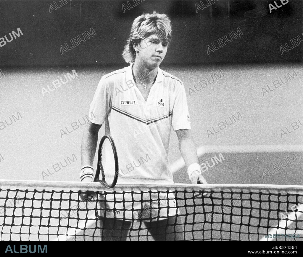Göteborg 1984-10-29. Joakim Nyström - tennisspelare *** Local Caption *** GP Foto: Stefan Berg. KAMERAREPORTAGE.