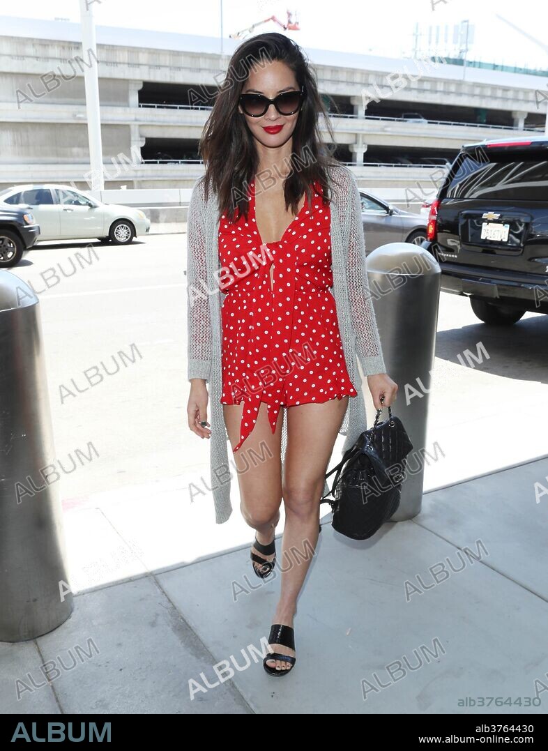 June 18, 2018 - Los Angeles, California, USA - 6/18/18.Olivia Munn is seen at LAX Airport in Los Angeles, CA. 18/06/2018