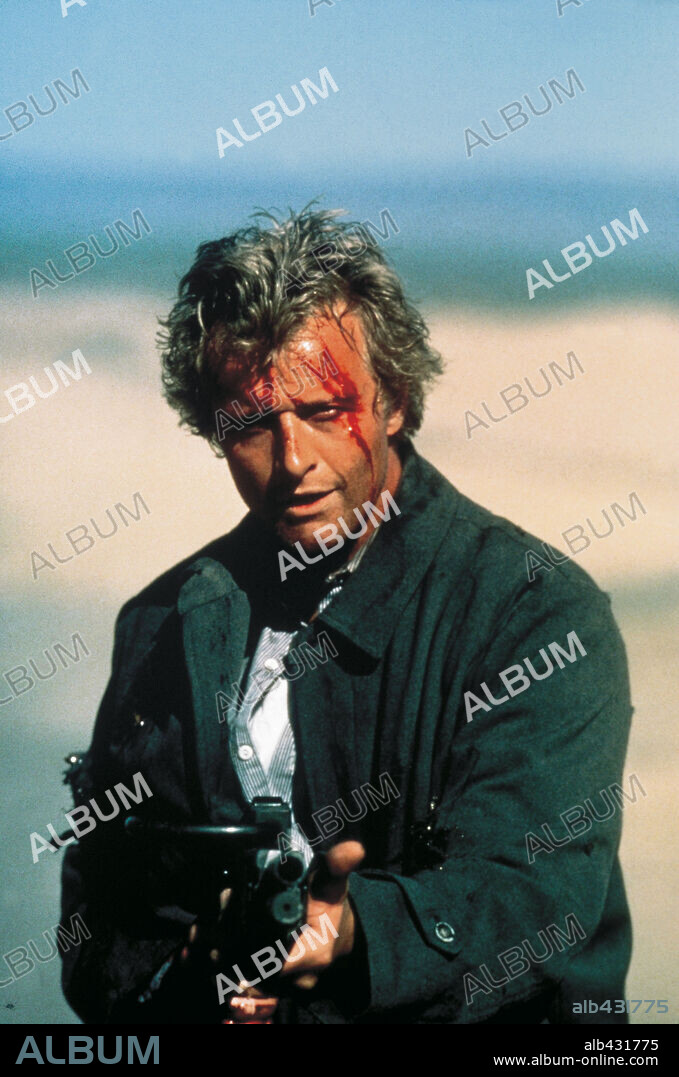 RUTGER HAUER en CARRETERA AL INFIERNO, 1986 (THE HITCHER), dirigida por ROBERT HARMON. Copyright SILVER SCREEN/HBO/TRI STAR.