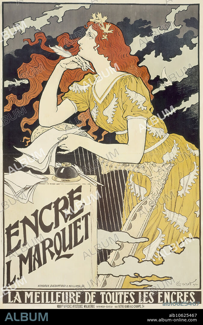 EUGENE SAMUEL GRASSET. Encre L. Marquet, 1892.