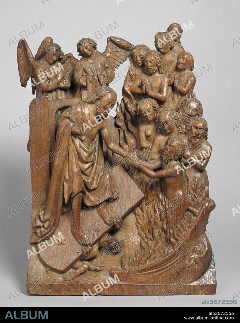 Descent into Limbo. Culture: French or South Netherlandish. Dimensions: Overall: 16 1/2 x 10 1/4 in. (41.9 x 26 cm). Date: late 15th century.
