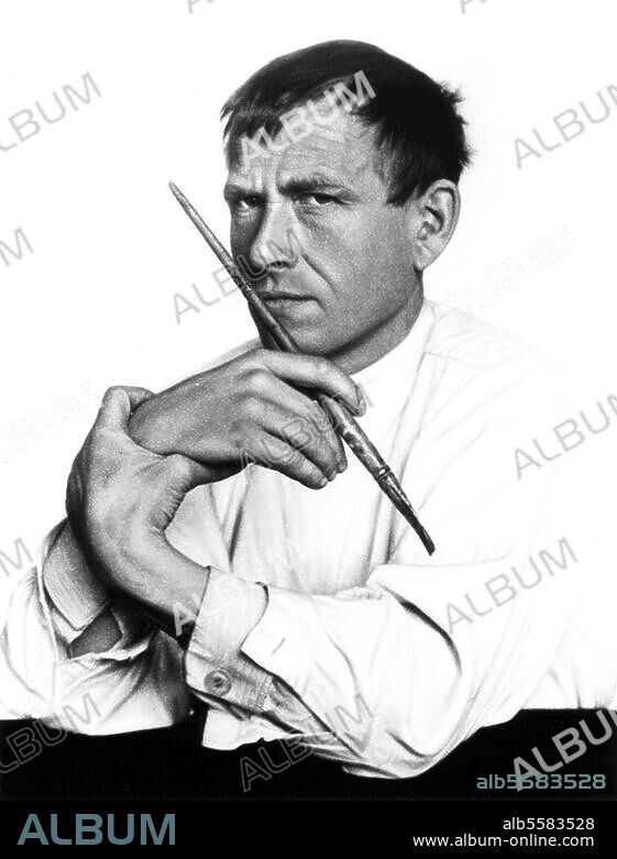 Dix, Otto Maler und Graphiker Gera 2.12.1891 - Singen (Hohentwiel) 25.7.1969. Porträtaufnahme, 1925 (Hugo Erfurth).