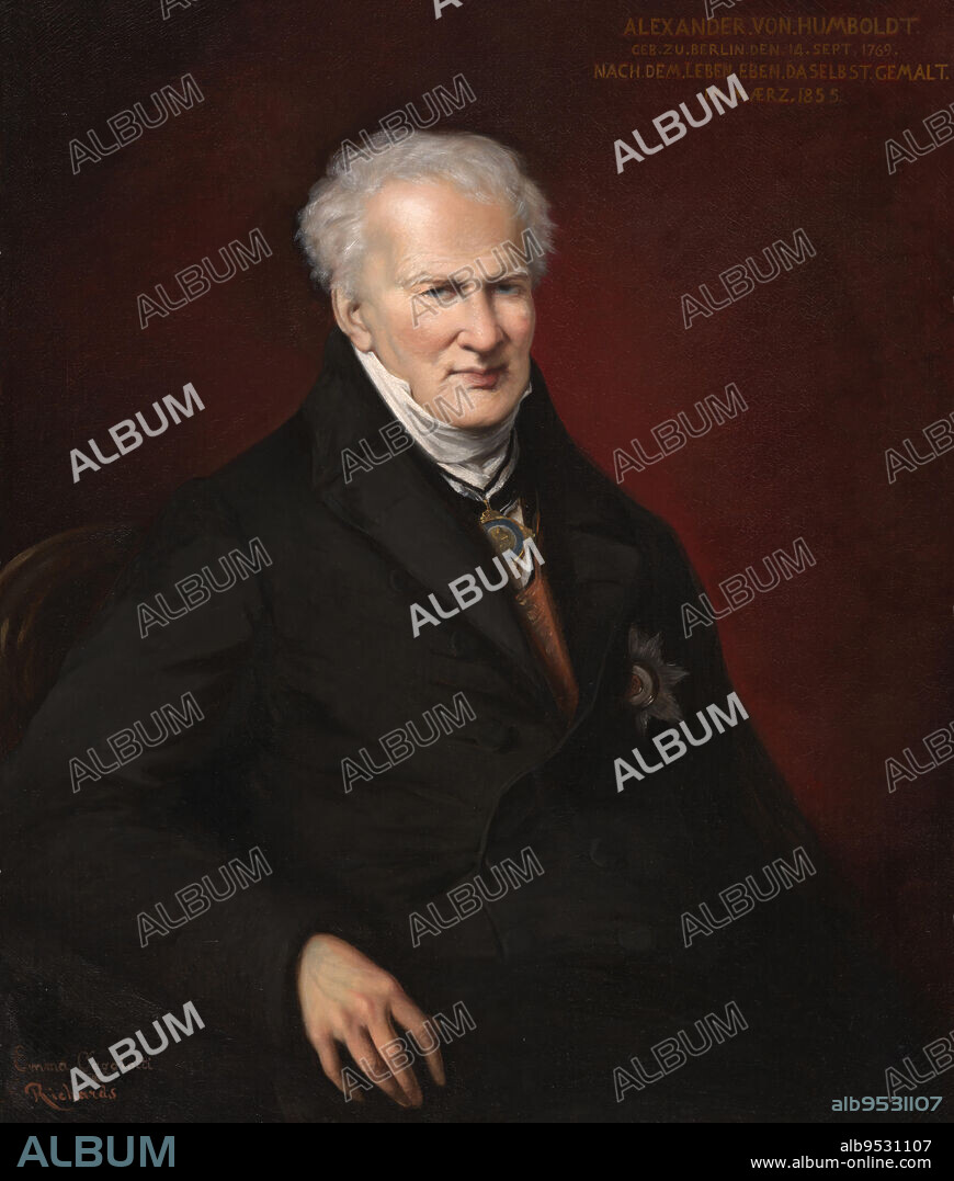 EMMA GAGGIOTTI-RICHARDS. Alexander Von Humboldt. Date: 1855. oil on canvas.