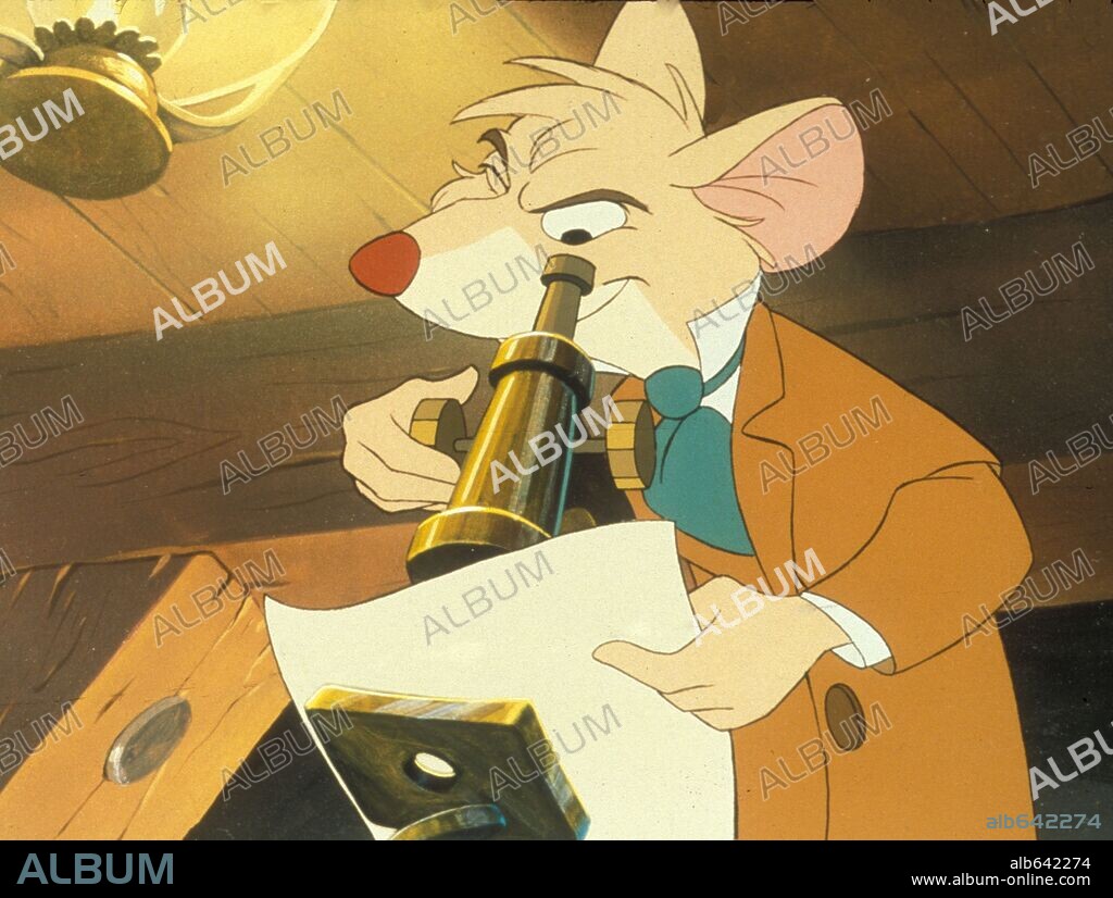 BASIL, EL RATÓN SUPERDETECTIVE, 1986 (THE GREAT MOUSE DETECTIVE), dirigida por JOHN MUSKER. Copyright WALT DISNEY PICTURES.