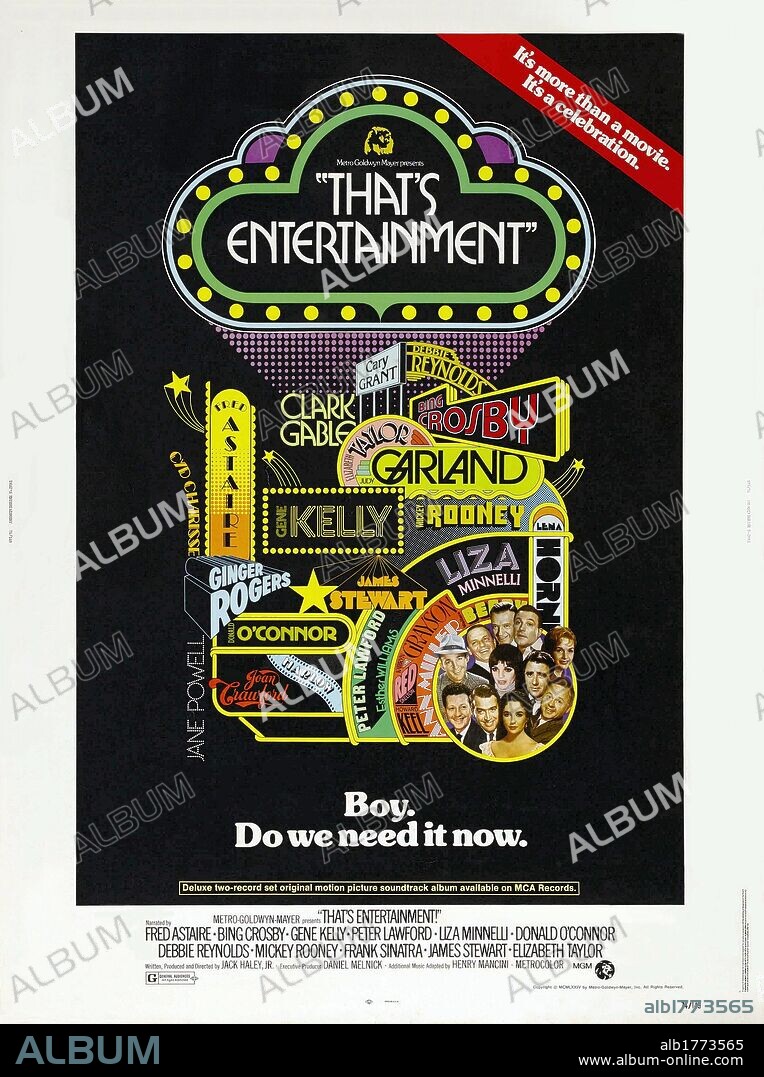 Poster of THAT'S ENTERTAINMENT!, 1974, directed by JACK HALEY JR.