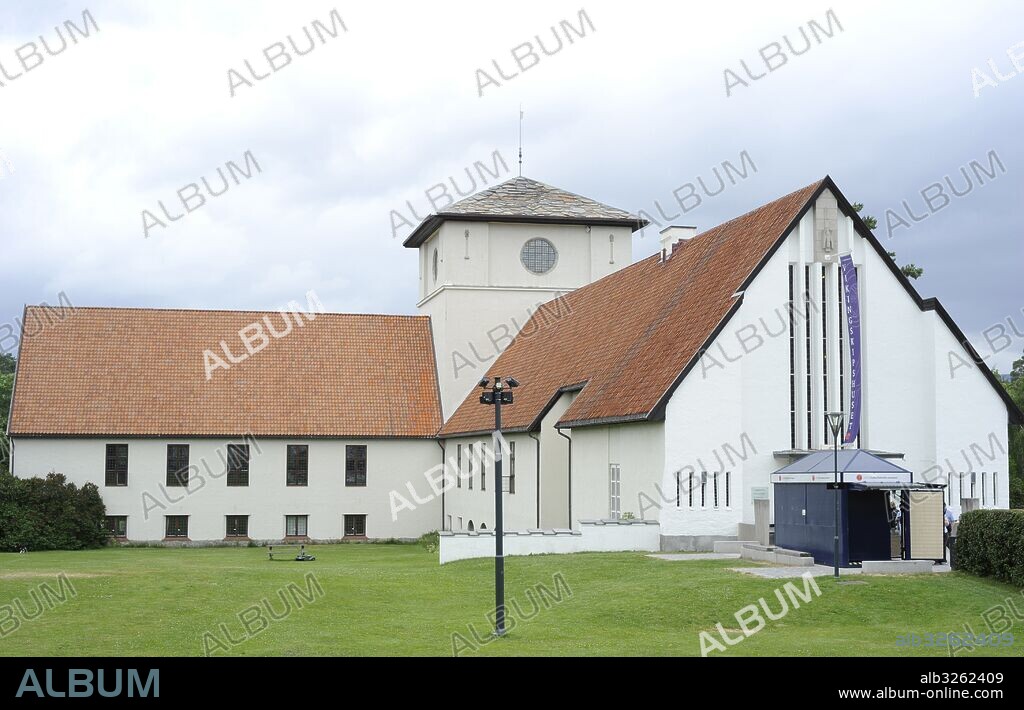 Norway. Oslo. Viking Ship Museum. Exterior. Bygdoy.