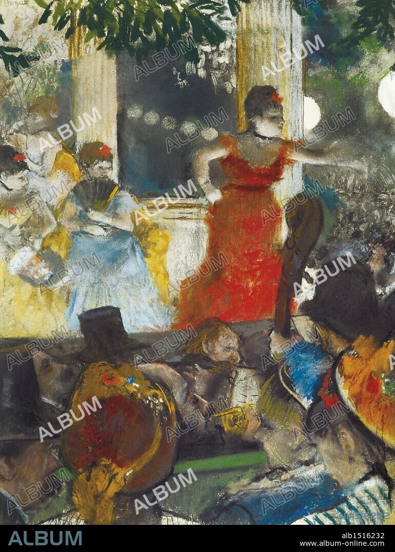Edgar Degas (1834-1917), Cafè Concert at Les Ambassadeurs.