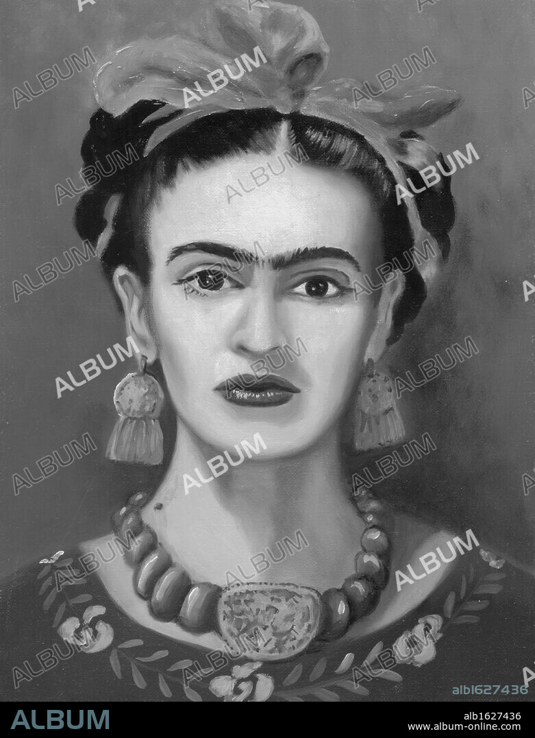 Frida Kahlo by Isy Ochoa, 2003, born.1961.