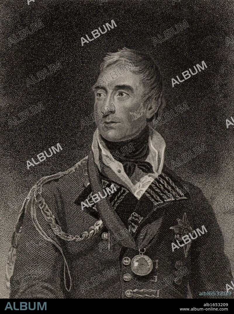 Thomas Graham, Baron Lynedoch (1750-1843) Scottish general who fought in  the Napoleonic Wars. He served under Sir John Moore in Portugal in the Peninsular campaign. Victorious at Barossa 1811. Commanded left wing at Vittoria 1813.  Stipple engraving from "History of the Wars Occasioned by the French Revolution..." by CH Gifford (London, 1817). (Photo by: Universal History Archive/UIG via Getty Images).