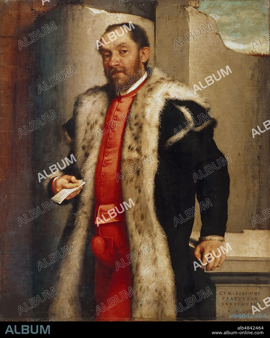 GIOVAN BATTISTA MORONI. Portrait of Antonio Navagero.