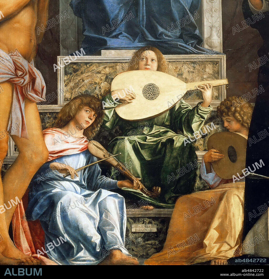 GIOVANNI BELLINI. Pala di San Giobbe. (Detail).