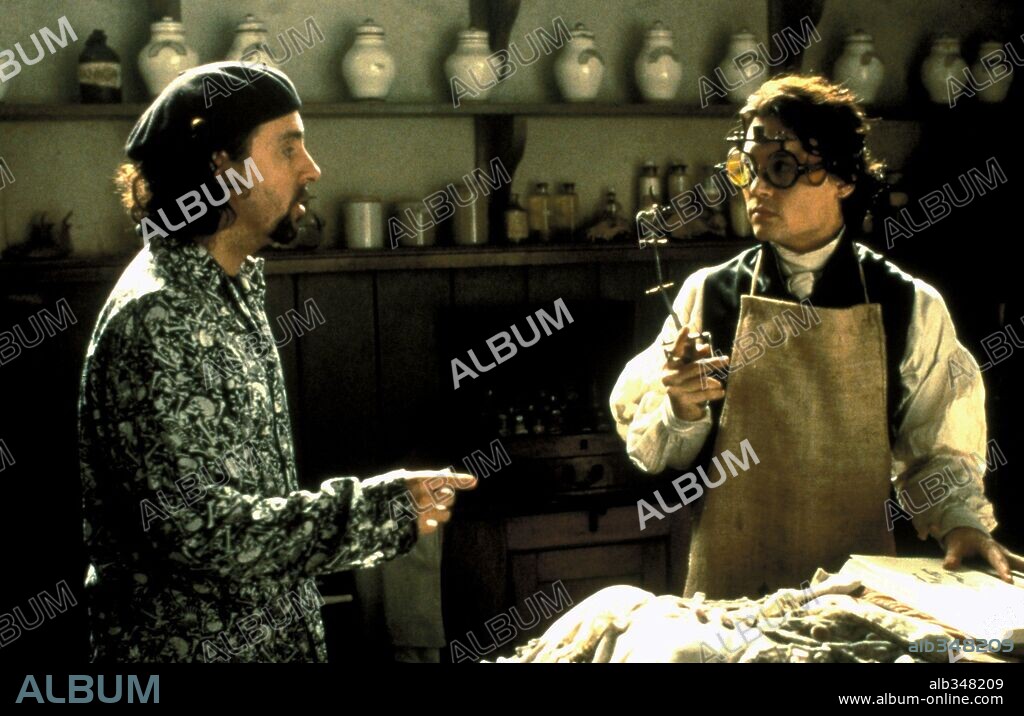 JOHNNY DEPP y TIM BURTON en SLEEPY HOLLOW, 1999, dirigida por TIM BURTON. Copyright MANDALAY PICTURES / COOTE, CLIVE.