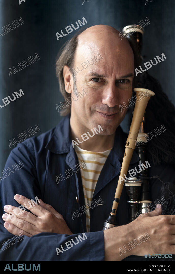 Madrid, 25/09/2018. Entrevista a el gaitero Carlos Núñez que presenta el libro «La hermandad de los Celtas». Foto: Ignacio Gil. ARCHDC.