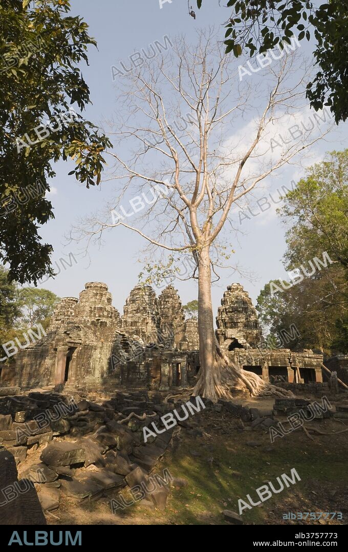Banteay Kdei temple, Angkor Thom, Angkor, UNESCO World Heritage Site, Siem Reap, Cambodia, Indochina, Southeast Asia, Asia.