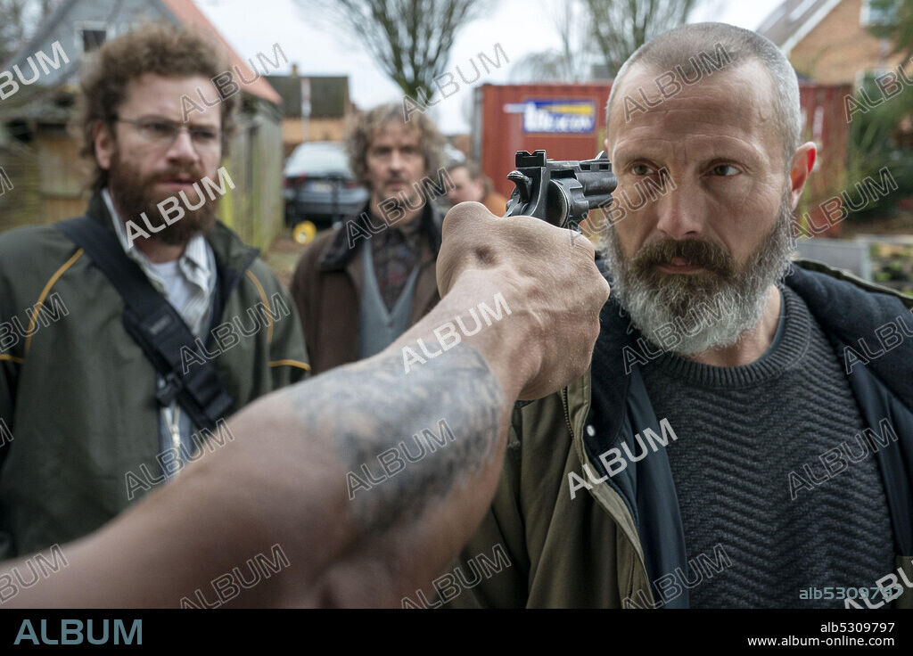 MADS MIKKELSEN in RIDERS OF JUSTICE, 2020 (RETFÆRDIGHEDENS RYTTERE), unter der Regie von ANDERS THOMAS JENSEN. Copyright ZENTROPA ENTERTAINMENTS.