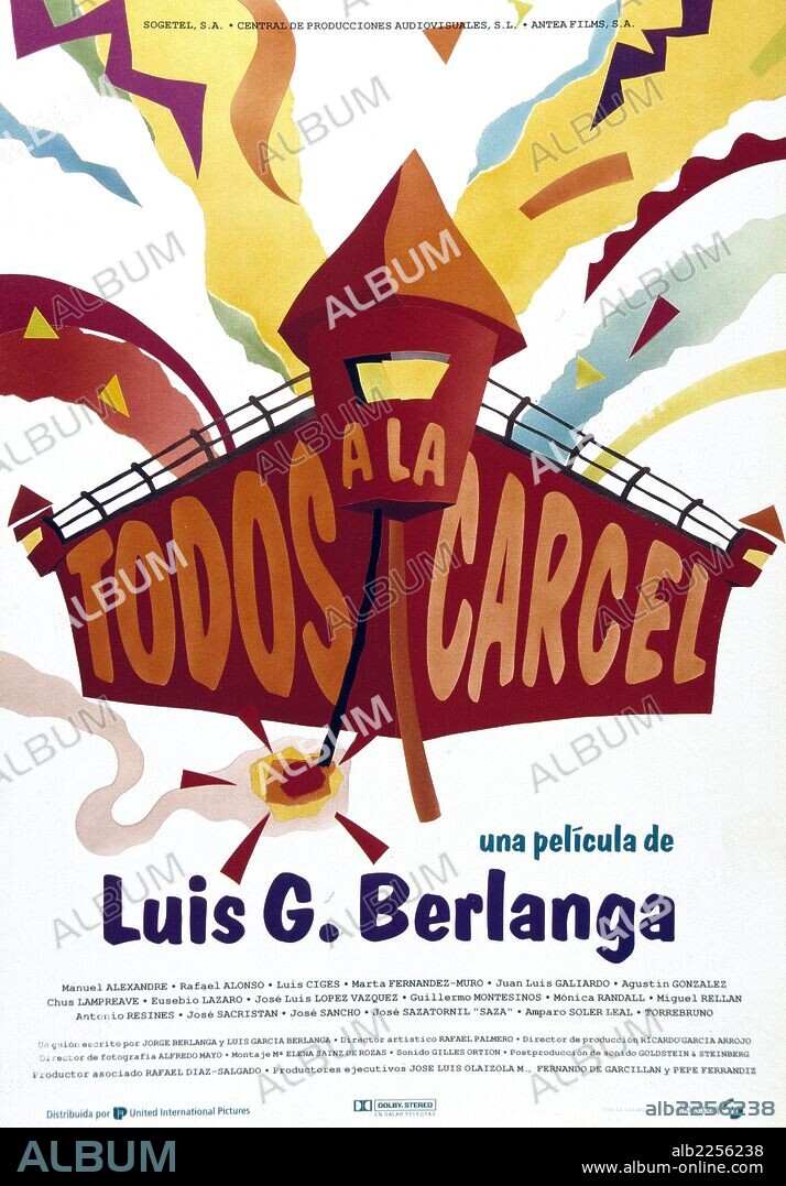 PELICULA : TODOS A LA CARCEL , 1993. DIRECTOR : LUIS GARCIA BERLANGA. ACTORES : MANUEL ALEXANDRE , RAFAEL ALONSO , JOSE LUIS BORAU.