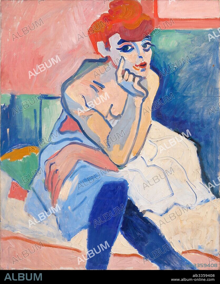 ANDRE DERAIN. Woman in a Chemise (Dancer).