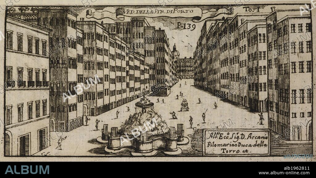 DOMENICO ANTONIO PARRINO. An Illustration of eighteenth-century Naples. Napoli cittaÌ€ nobilissima, ... esposta a gli occhi ... deâ€™curiosi, etc. Naples. Napoli, 1700. Source: 10151.a.28 139. Language: Italian.