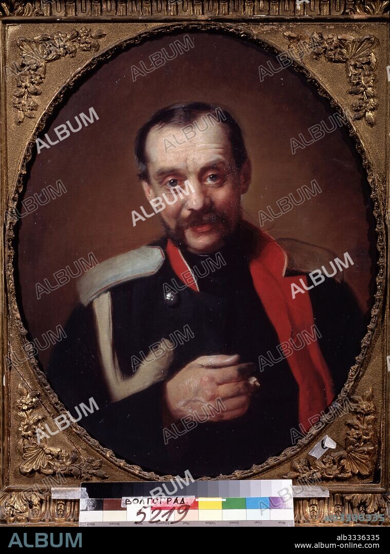 KONSTANTIN YEGOROVICH MAKOVSKY. Portrait of the composer César Antonovich Cui (1835-1918).