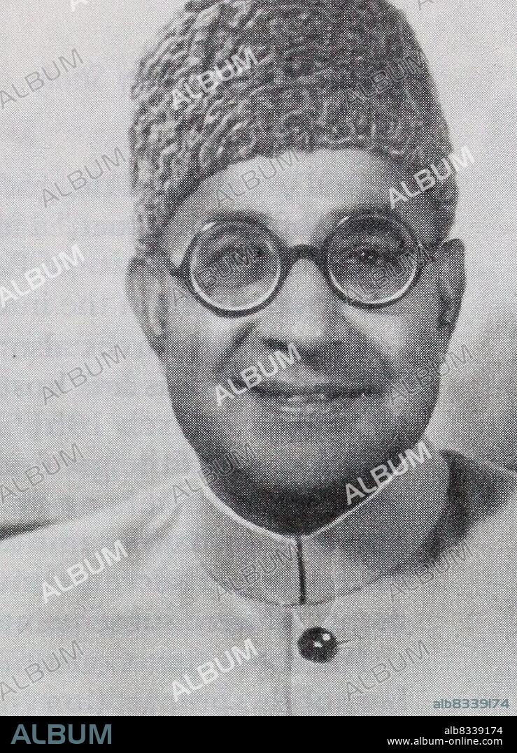 Nawabzada Liaquat Ali Khan (1895 - 1951), widely known as Quaid-e-Millat (Leader of the Nation). Pakistani statesman, lawyer, political theorist, and one of the leading founding fathers of Pakistan. 1st Prime Minister of Pakistan 1947 - 1951. He also held cabinet portfolio as the first foreign, defence, and the frontier regions minister from 1947 until his assassination in 1951. Prior to the partition, Khan briefly tenured as the first finance minister in the interim government led by Governor General Mountbatten.