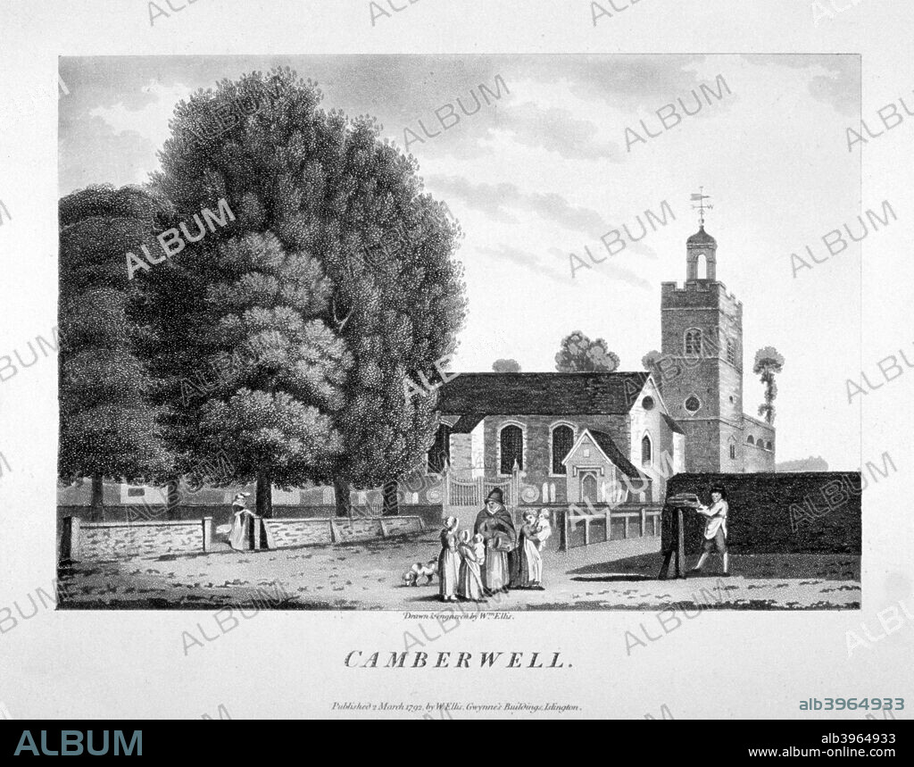 Church of St Giles, Camberwell, London, 1792.
