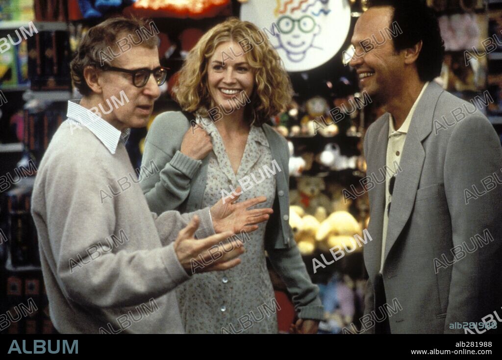 BILLY CRYSTAL, ELISABETH SHUE y WOODY ALLEN en DESMONTANDO A HARRY, 1997 (DECONSTRUCTING HARRY), dirigida por WOODY ALLEN. Copyright FINE LINE FEATURES.