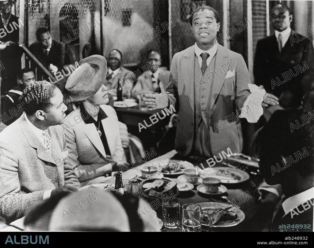 LOUIS ARMSTRONG en NEW ORLEANS, 1947, dirigida por ARTHUR LUBIN. Copyright UNITED ARTISTS.