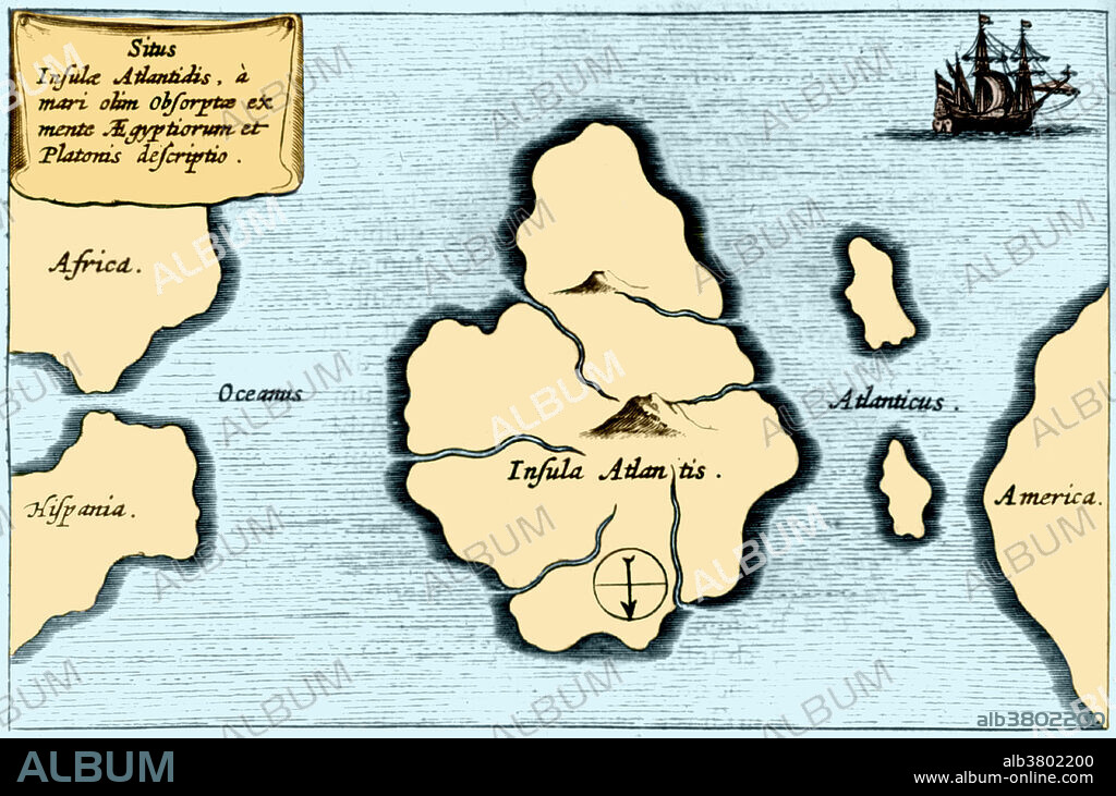 Lost Continent of Atlantis, 1665