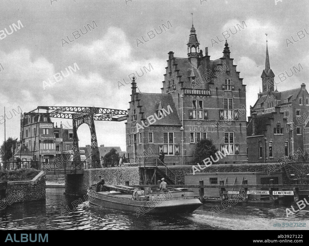 Where Tsar Peter worked as a shipwright, Zaandam, Netherlands, c1934. Russian czar Peter the Great stayed here in 1697. Illustration from La Hollande by Henry Asselin, (Van Munster's Uitgevers Maatschappij, Amsterdam, c1934).