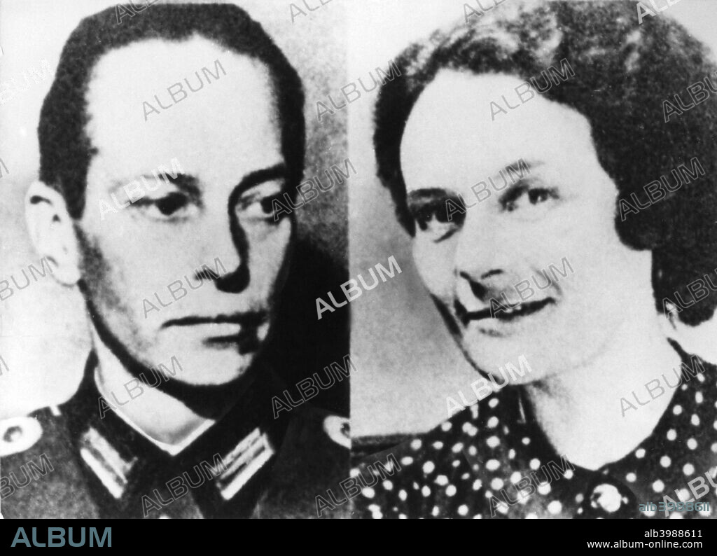 Lieutenant Peter Yorck von Wartenburg and his wife Marion, c1939-1944. A jurist and opponent of the Nazi regime, Yorck von Wartenburg was actively involved with the plot to assassinate Hitler on 20 July 1944, and was earmarked to be the Vice-Chancellor's Secretary of State in the administration to take power in the event of the assassination's success. In the event Hitler survived with minor injuries and Yorck von Wartenburg was arrested the following day. He was convicted by the notorious People's Court and was hanged in Ploetzensee Prison in Berlin on 8 August 1944.