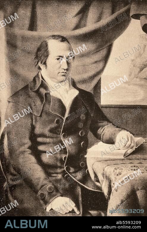 HEINRICH MEYER (1760). Goethe, Johann Wolfgang von Frankfurt a. M. 28.8.1749 - Weimar 22.3.1832. Porträt. Aquarell, um 1792/95, Heinrich Meyer. (1760-1832).