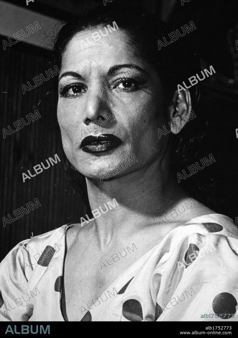 Carmen Amaya (1913-1963). Bailarina de familia gitana, nacida en Barcelona (Somorrostro).