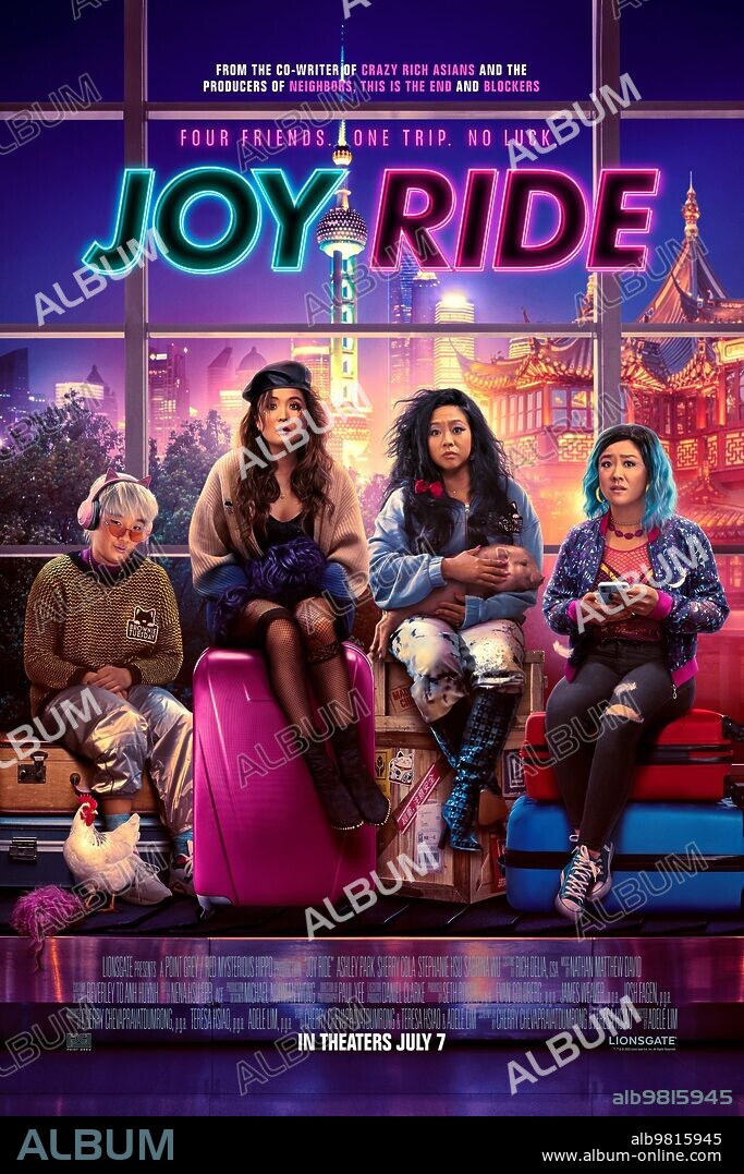 Poster of JOY RIDE, 2023, directed by ADELE LIM. Copyright LIONSGATE.