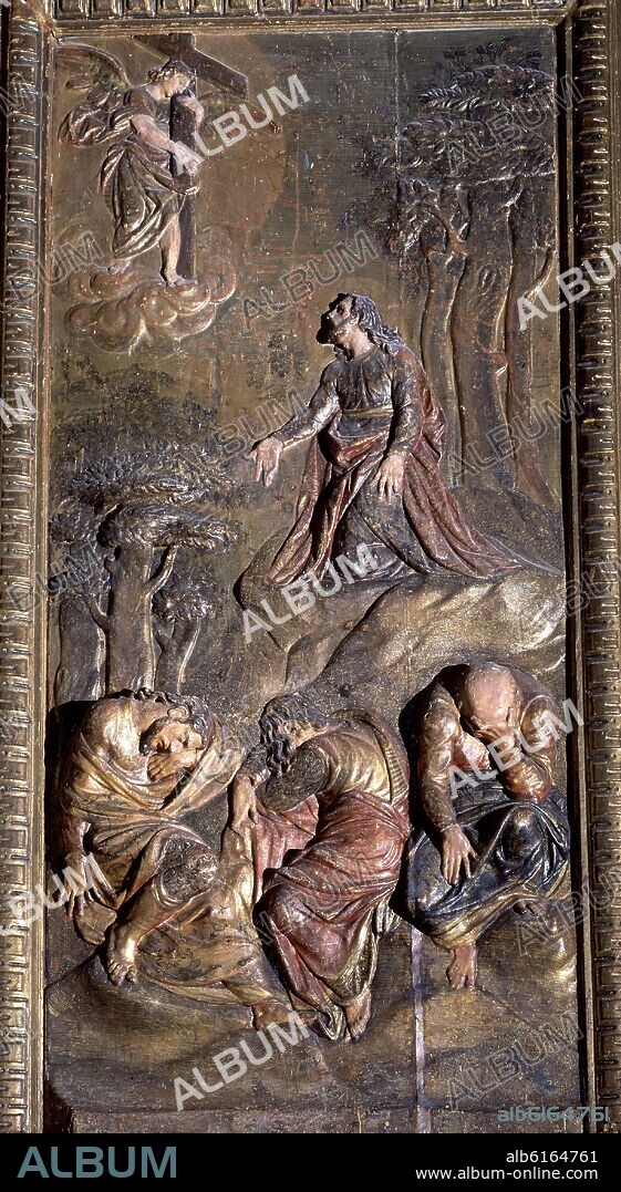 JERONIMO HERNANDEZ (1540-1586). RETABLO MAYOR-ORACION EN  EL HUERTO.