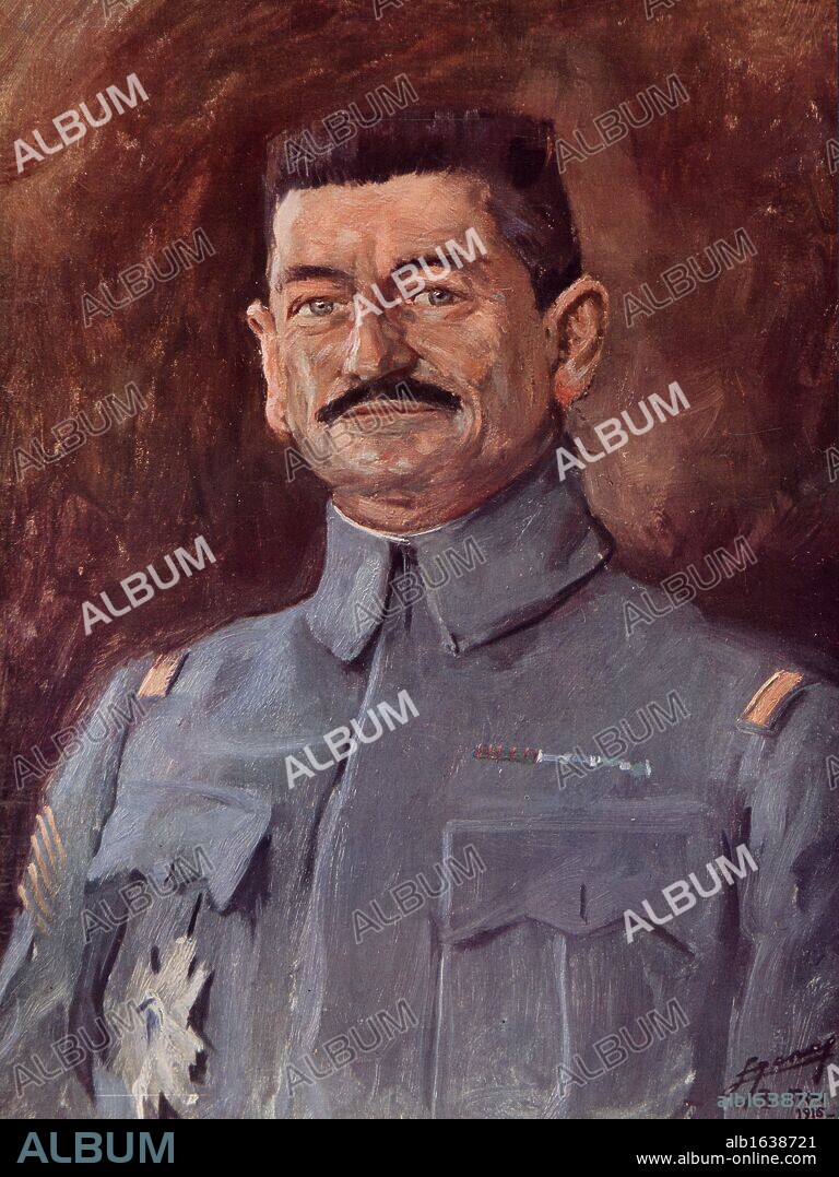 General Charles Mangin (1866-1925) French army officer who had command in the First World War. At the end of thear he was appointed to the Supreme War Council. Mangin in 1918. (Photo by: Universal History Archive/UIG via Getty Images).