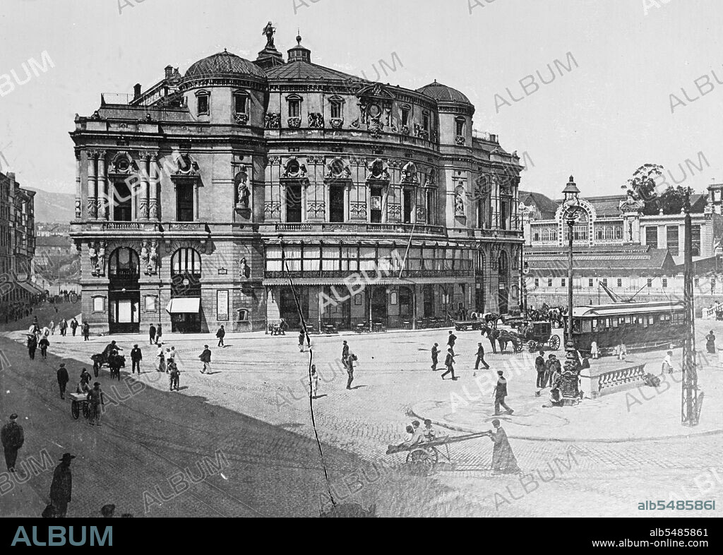 Spain. Theatre at Bilbao ca.  between 1910 and 1926.