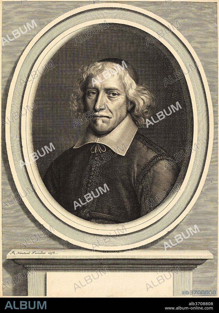 ROBERT NANTEUIL. Gilles Boileau. Dated: 1658. Medium: engraving.