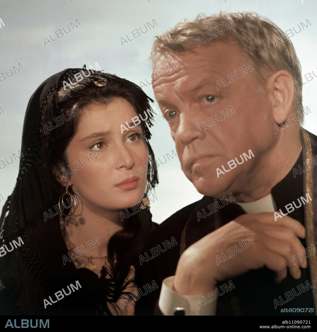 THE CARNIVAL CONFESSION / BRD 1960 / William Dieterle GITTY DARUGA (Viola), FRIEDRICH DOMIN (Canon Henrici) in 'The Carnival Confession', 1960.