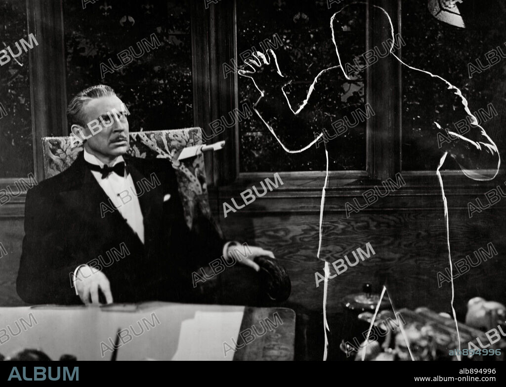 LA VENGANZA DEL HOMBRE INVISIBLE, 1944 (THE INVISIBLE MAN'S REVENGE), dirigida por FORD BEEBE. Copyright UNIVERSAL PICTURES.