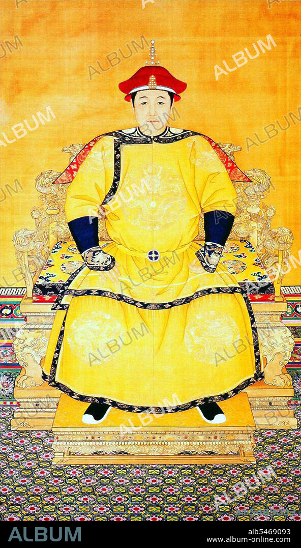 The Shunzhi Emperor (15 March 1638–5 February 1661) was the third emperor of the Manchu-led Qing dynasty, and officially the first Qing emperor to rule over China from 1644 to 1661. He ascended to the throne at the age of five (six according to traditional Chinese age reckoning) in 1643 upon the death of his father Hong Taiji, but actual power during the early part of his reign lay in the hands of the appointed regents, Princes Dorgon (posthumously titled Emperor Chengzong) and Jirgalang. With the Qing pacification of the former Ming provinces almost complete, he died still a young man, in circumstances that have lent themselves to rumour and speculation. He was succeeded by his son Xuanye, who reigned as the Kangxi emperor.