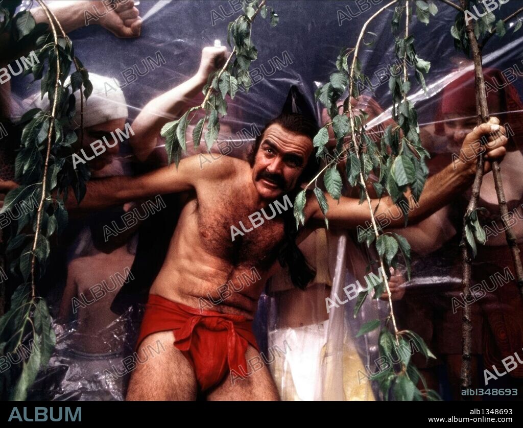 SEAN CONNERY in ZARDOZ, 1974, directed by JOHN BOORMAN. Copyright 20TH CENTURY FOX.