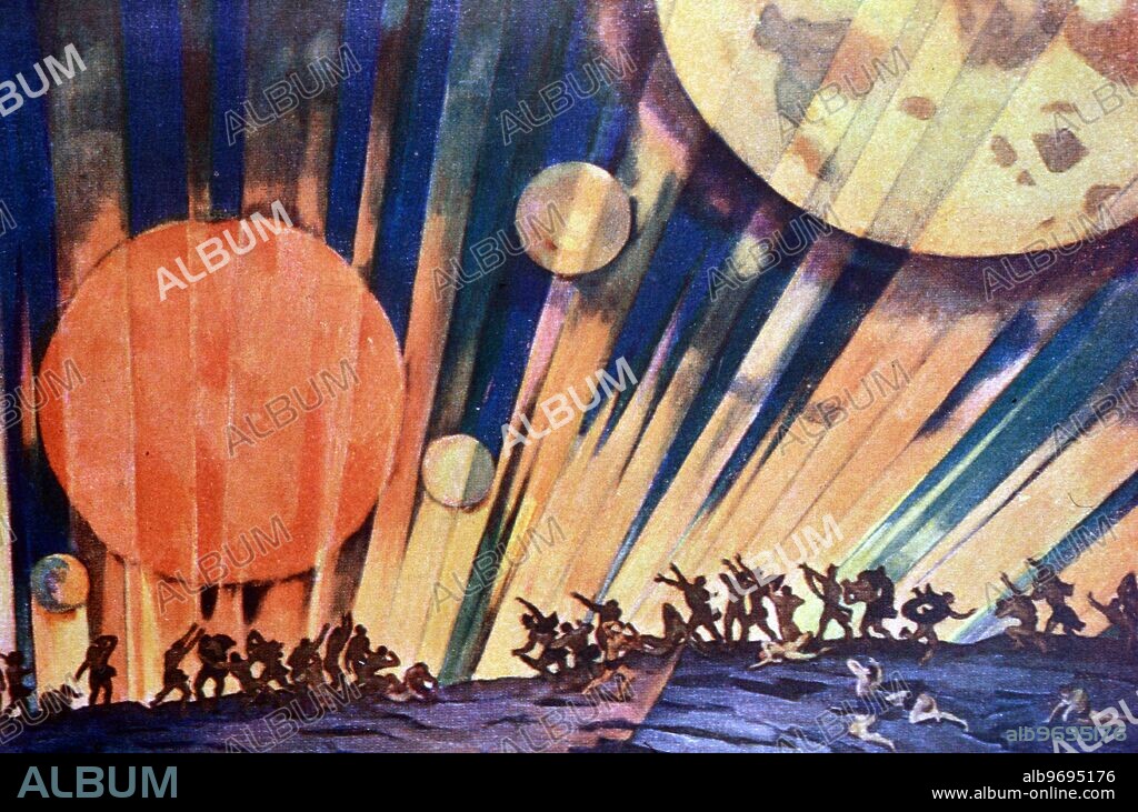 The New Planet . Konstantin Fyodorovich Yuon or Juon 1921.
