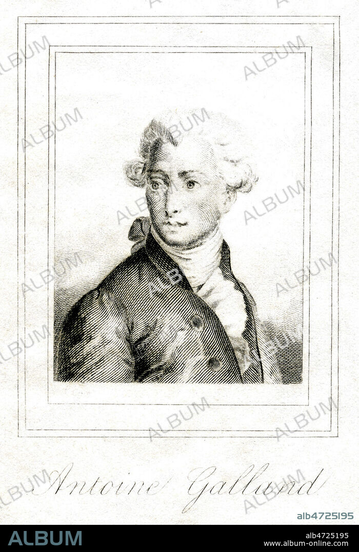 Antoine GALLAND (1646-1715). Illustration de 1836 par F. COURTIN pour Les Milles et une nuits Contes arabes par Antoine GALLAND. Credit : Coll. Jonas/Kharbine-Tapabor.