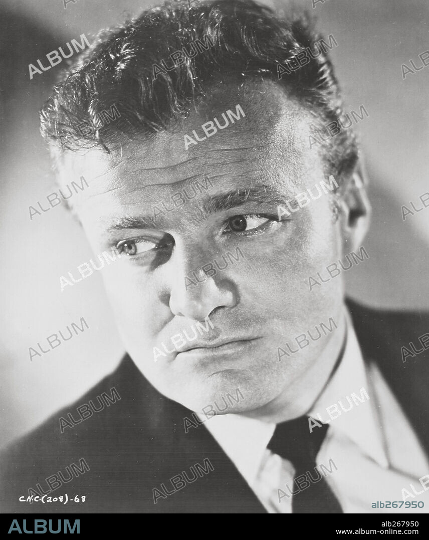 BRIAN KEITH in CHICAGO CONFIDENTIAL, 1957, directed by SIDNEY SALKOW. Copyright UNITED ARTISTS.