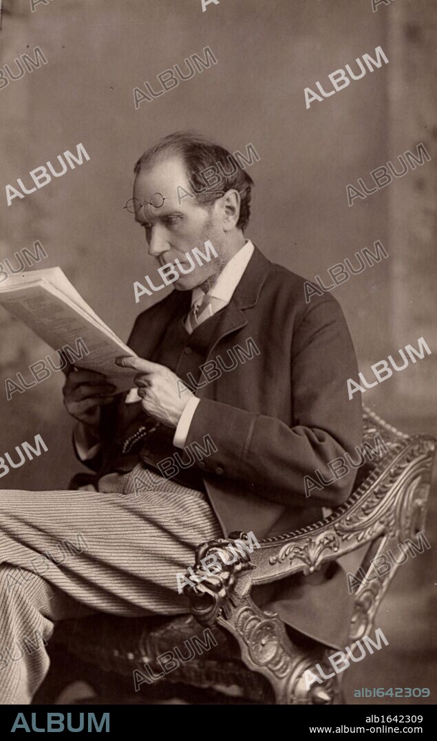 James Payn (1830-1898) English writer and poet, author of 100 novels of which the most successful were "Lost Sir Massingbird (1864) and "By Proxy" (1878). Editor of "Chamber's Journal" (1859-1874) and the "Cornhill Magazine" (1882-1896). From "The Cabinet Portrait Gallery" (London, 1890-1894). Woodburytype after photograph by W & D Downey.  (Photo by: Universal History Archive/UIG via Getty Images).