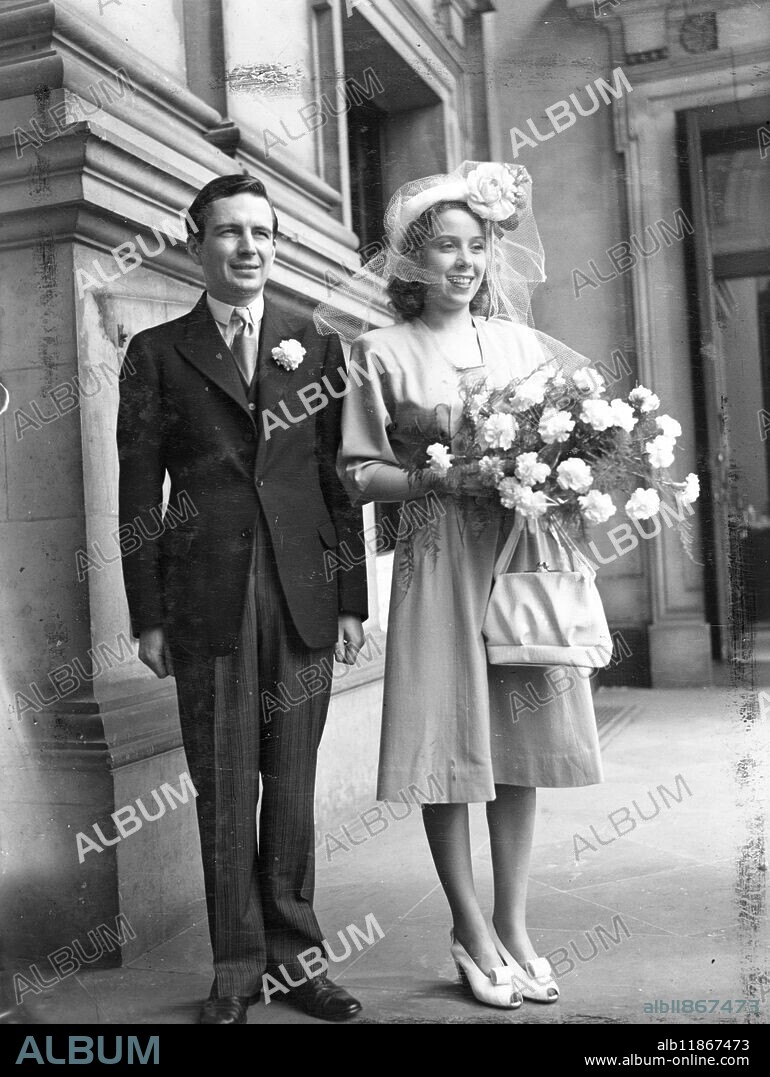 Capt Richard Jenner was married to Countess Natalie Potocka at Brompton oratory, London this morning. 4 June 1947.