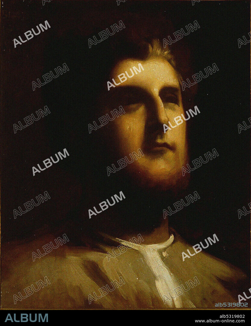 CHARLES SELLIER. Portrait of the composer Georges Bizet (1838-1875).