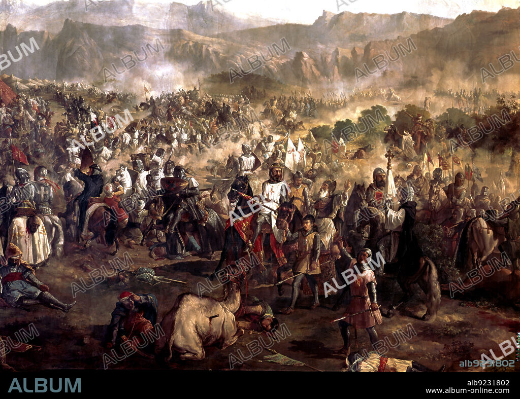 Battle of Las Navas de Tolosa (1212), 19th century.